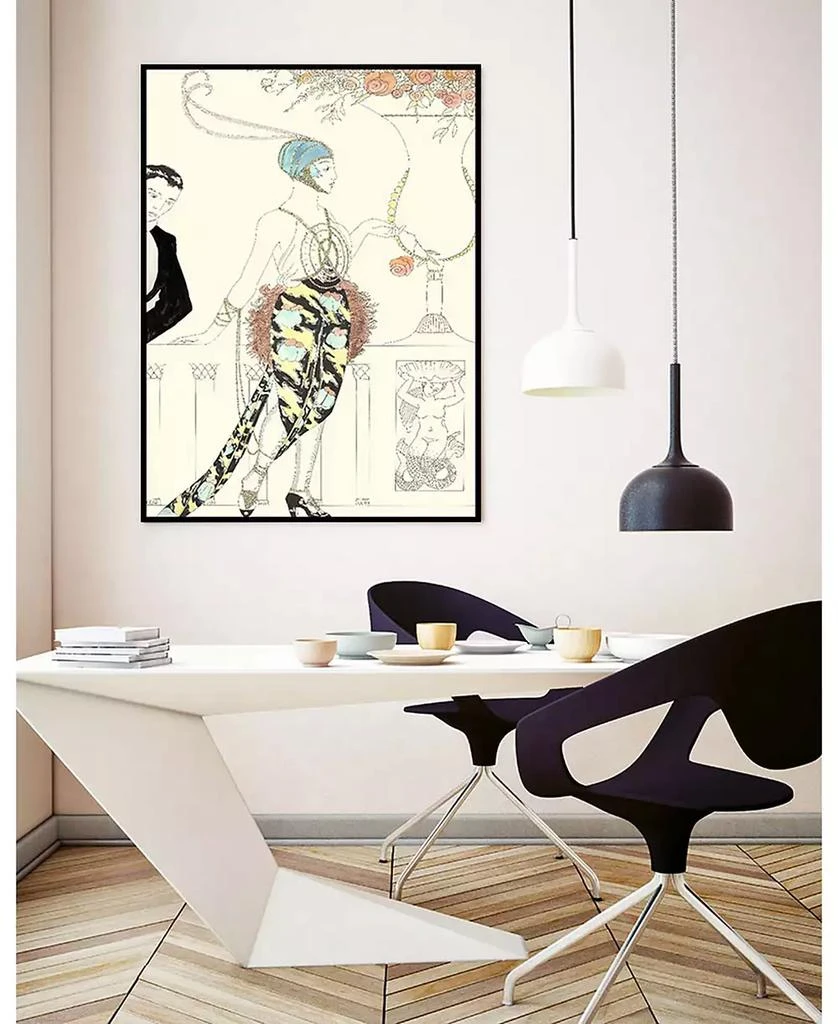24" x 18" Arte Deco Fashion II Art Block Framed Canvas 商品