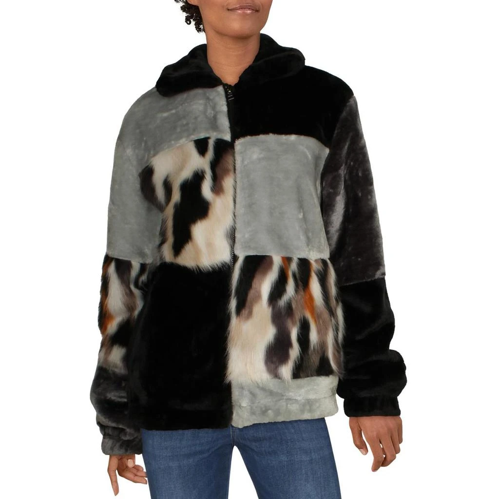 商品Urban Outfitters|Urban Outfitters Women's Printed Faux Fur Jacket,价格¥191,第1张图片