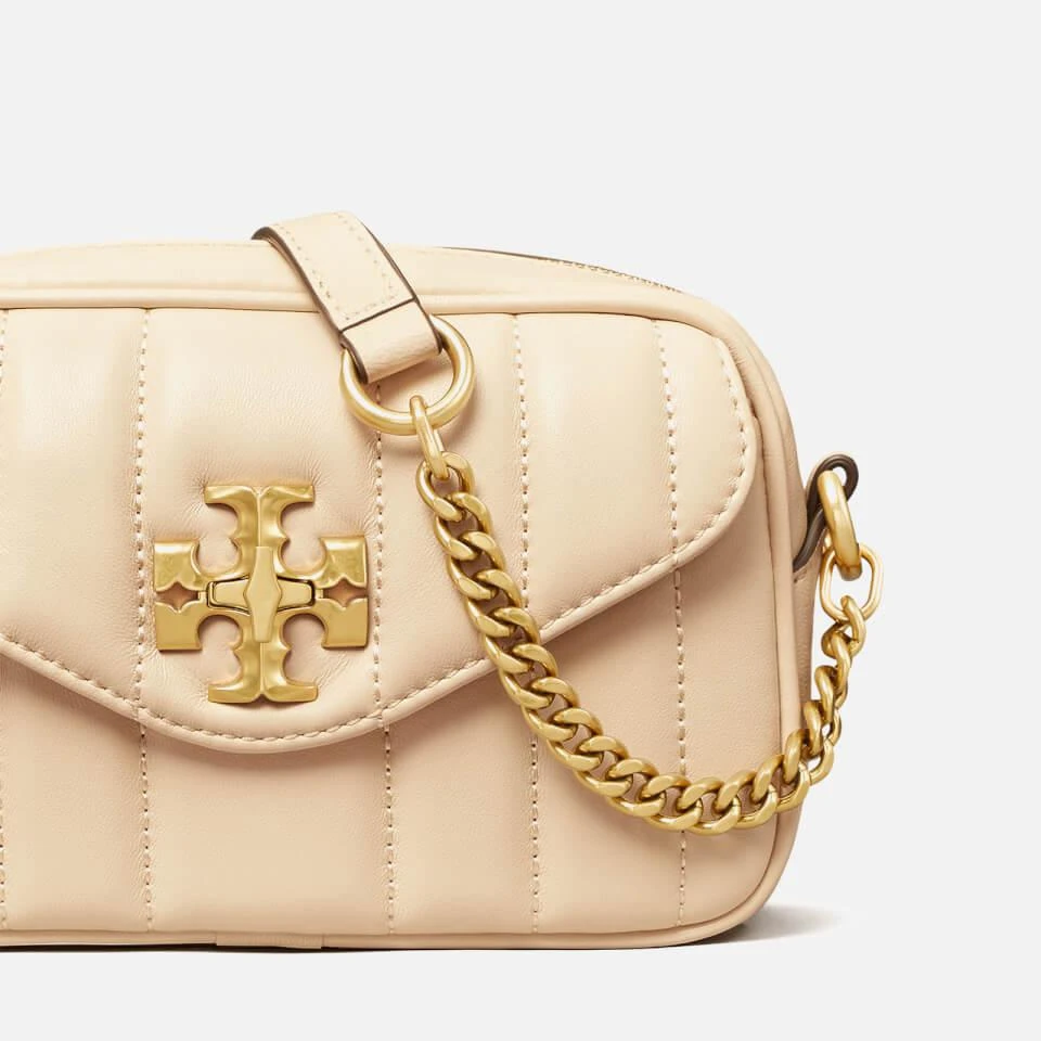 商品Tory Burch|Tory Burch Women's Kira Heirloom Mini Camera Bag - Brie/Rolled Gold,价格¥3005,第3张图片详细描述