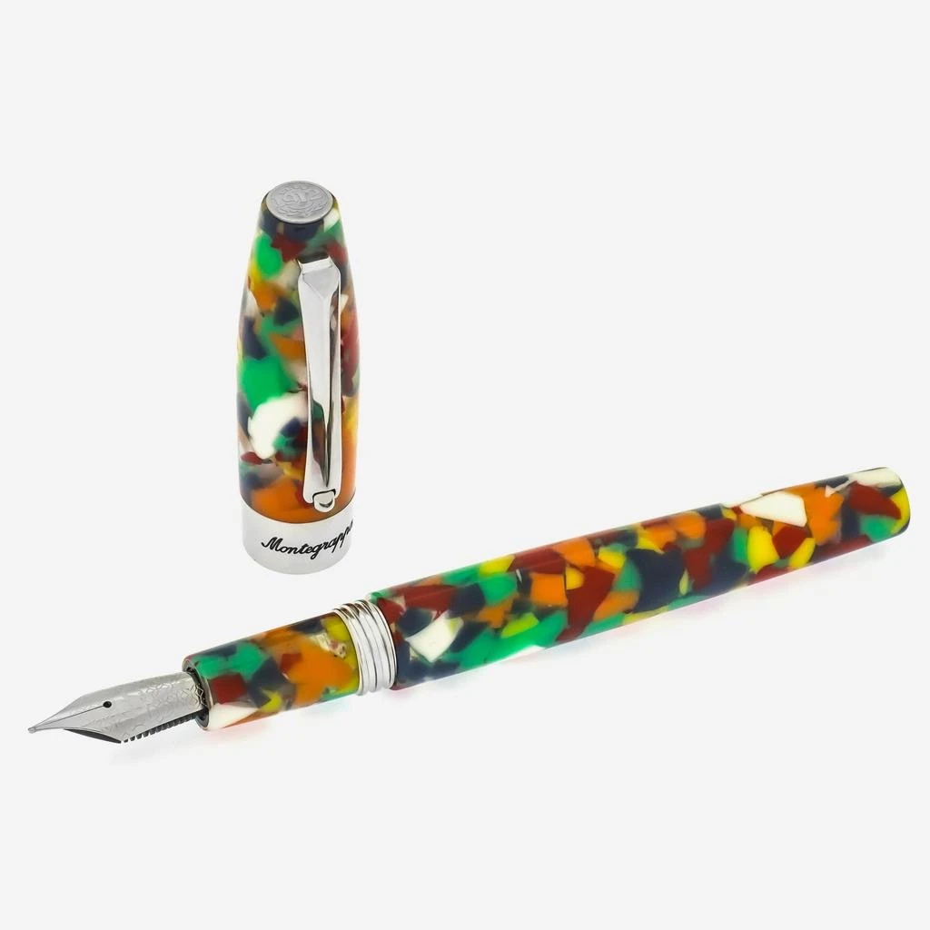 商品Montegrappa|Montegrappa Fortuna Mosaico Fountain Pen (M) ISFOB3IM,价格¥941,第2张图片详细描述