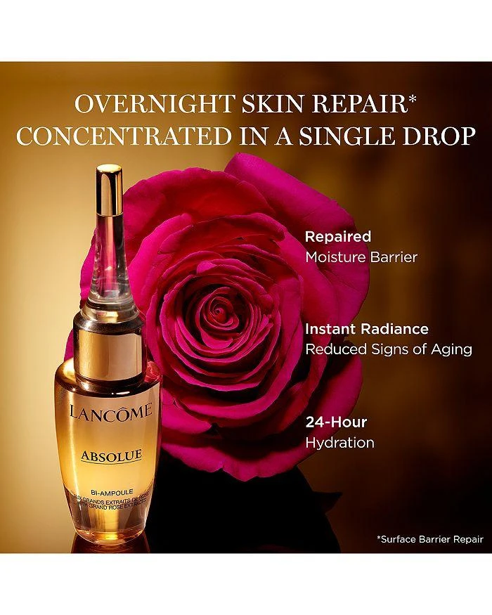 商品Lancôme|Absolue Overnight Repairing Bi-Ampoule Concentrated Anti-Aging Serum 0.4 oz.,价格¥951,第5张图片详细描述