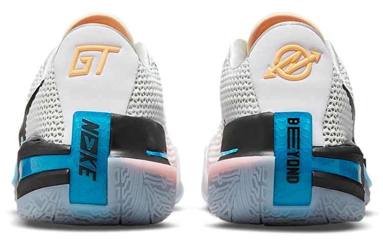 商品[国内直发] NIKE|Air Zoom G.T. Cut 1 圆头系带 低帮  Air Zoom 篮球鞋 男女同款 白蓝橙 国外版,价格¥5072,第6张图片详细描述