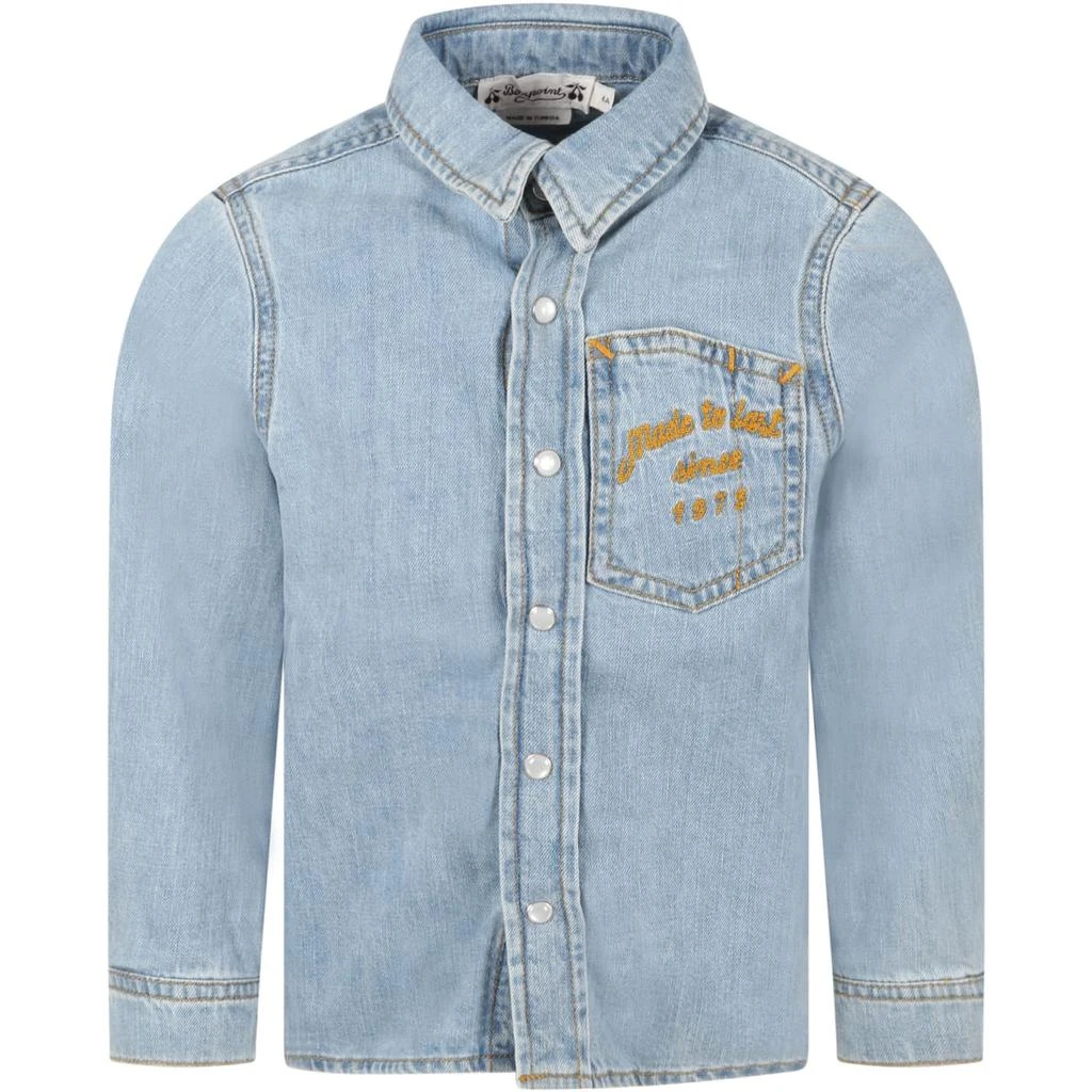 商品Bonpoint|Bonpoint Light Blue Shirt For Boy,价格¥1253,第1张图片
