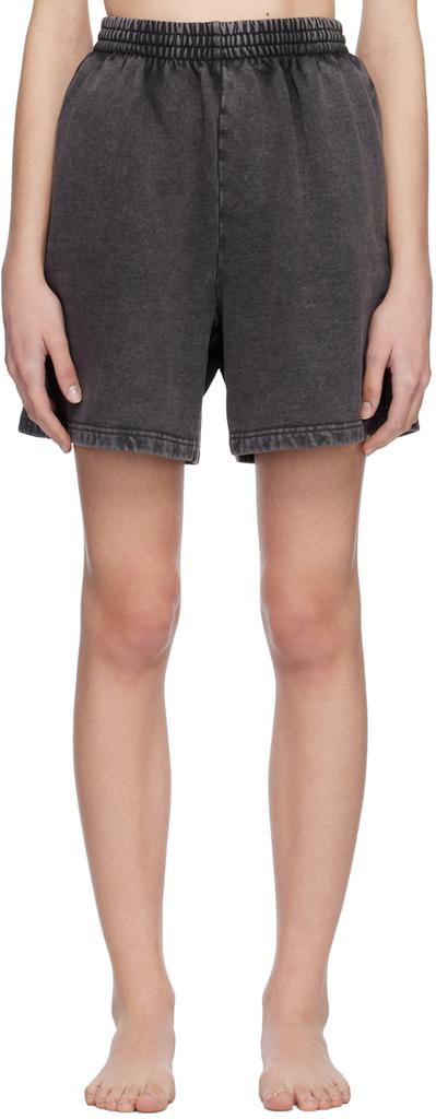 Gray SKIMS Boyfriend Fleece Shorts商品第1张图片规格展示