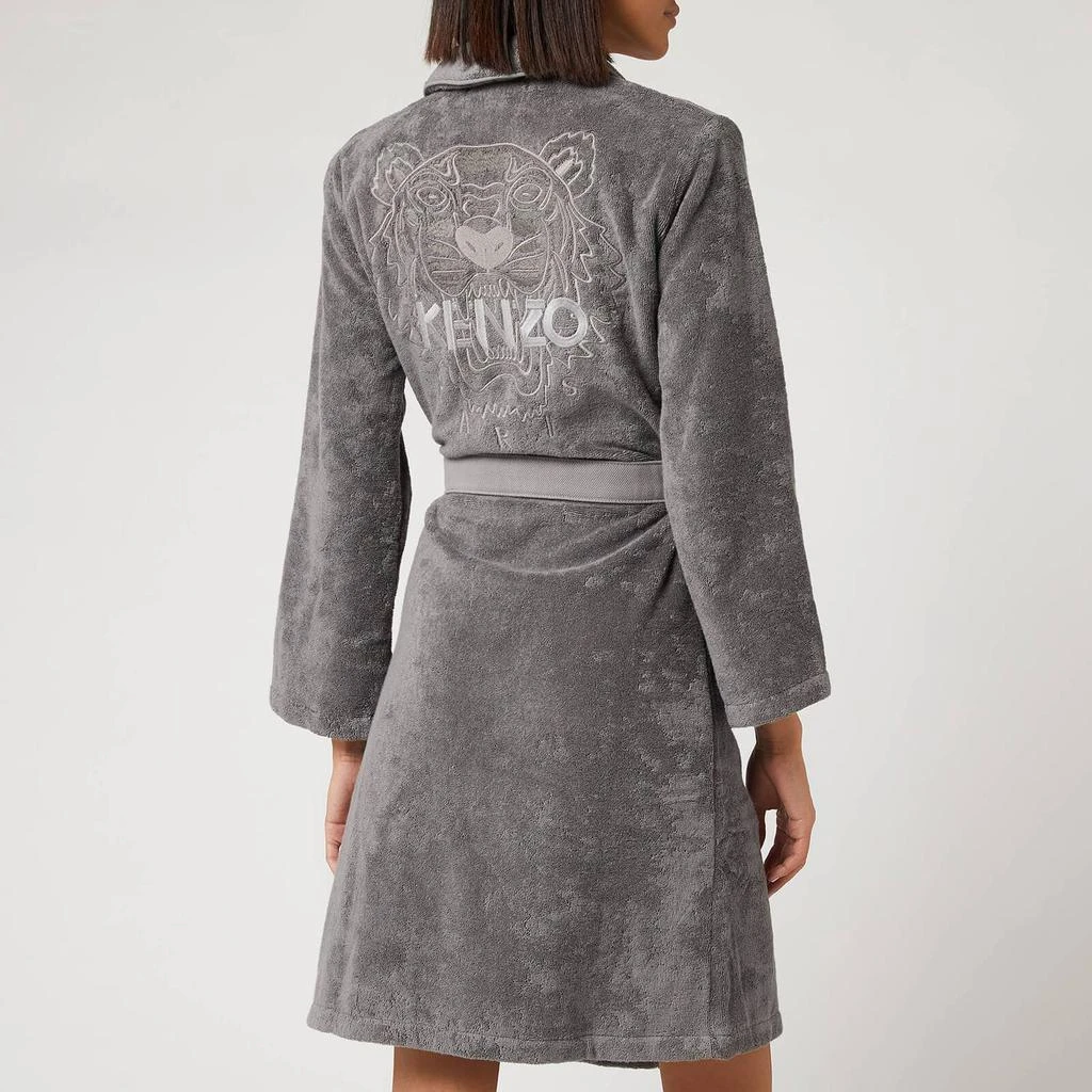 商品Kenzo|KENZO Iconic Bathrobe - Grey,价格¥662,第2张图片详细描述