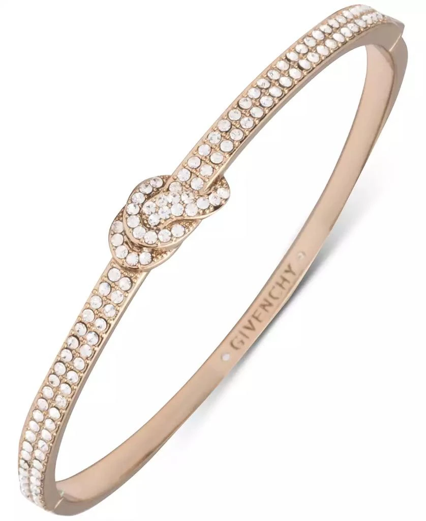 商品Givenchy|Crystal Pavé Knot Bangle Bracelet,价格¥221,第1张图片详细描述