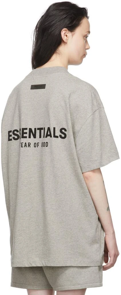 商品Essentials|Gray Cotton T-Shirt,价格¥331,第3张图片详细描述