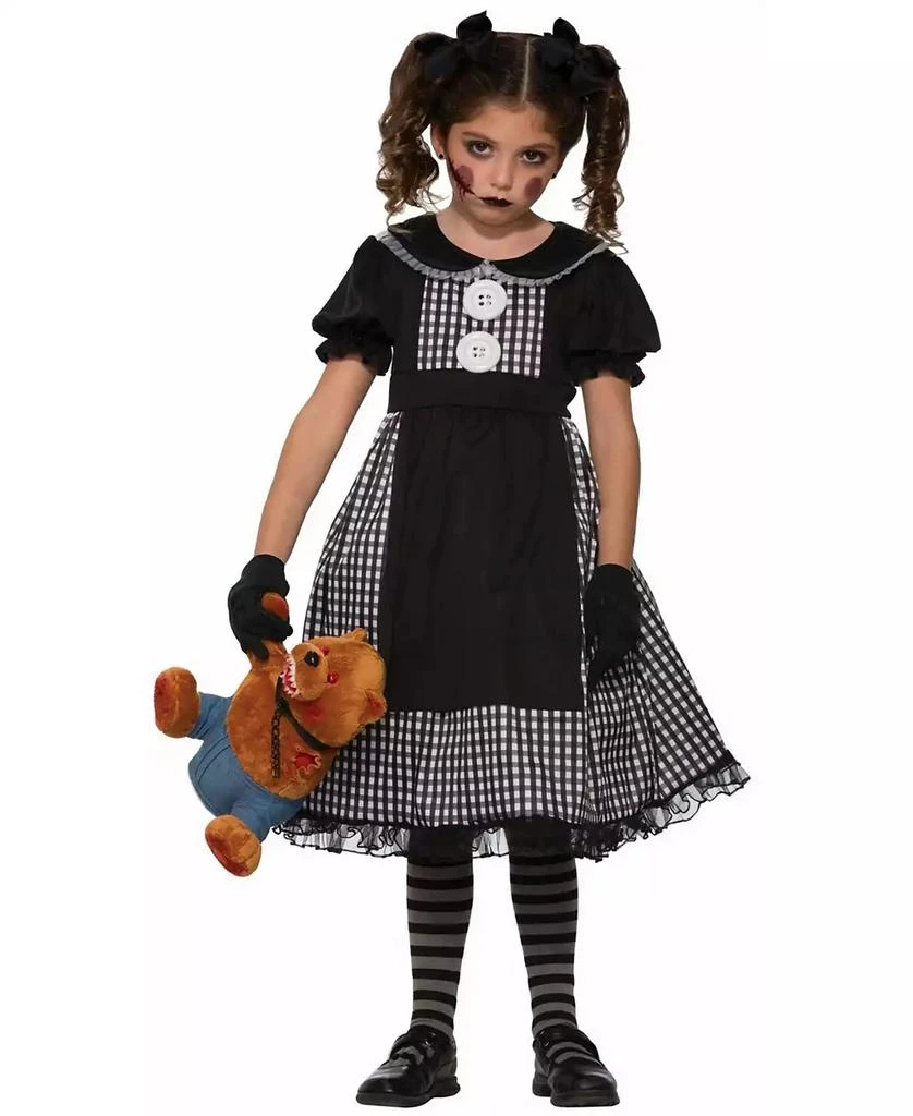 商品BuySeasons|Big Girl's Child Dark Rag Doll Costume,价格¥270,第1张图片