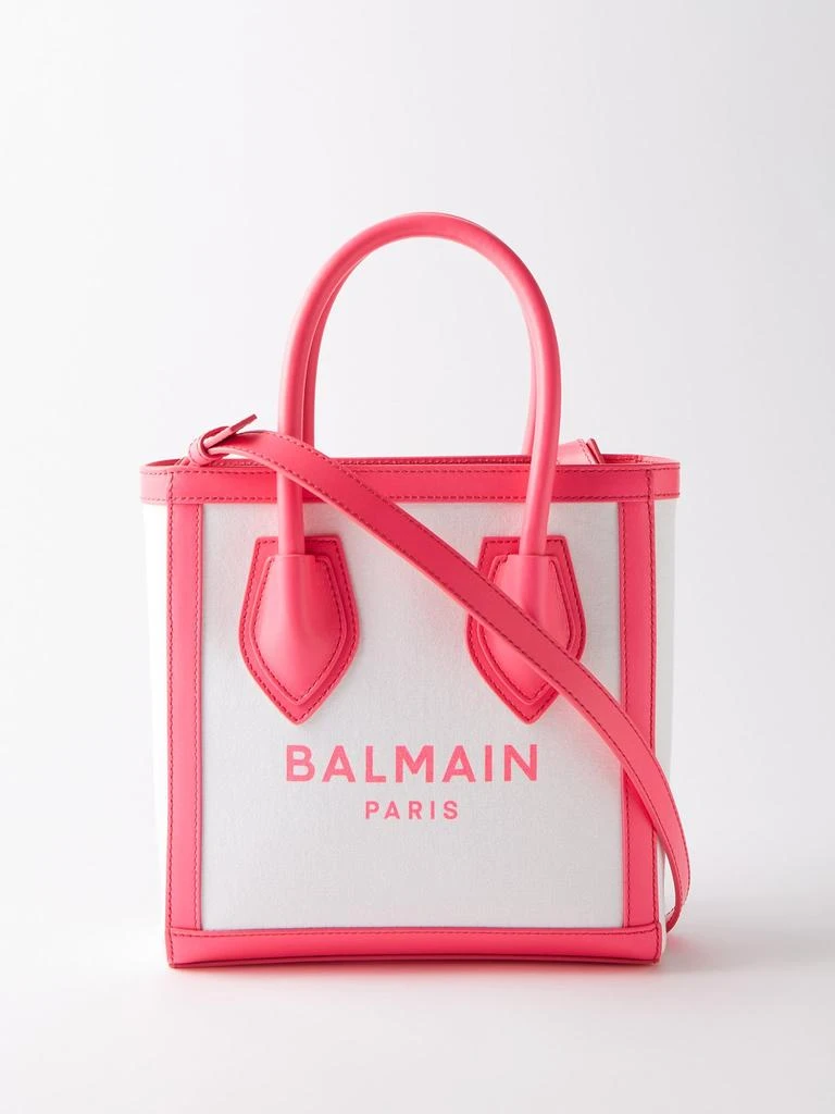 商品Balmain|B-Army leather-trim canvas crossbody bag,价格¥7461,第1张图片