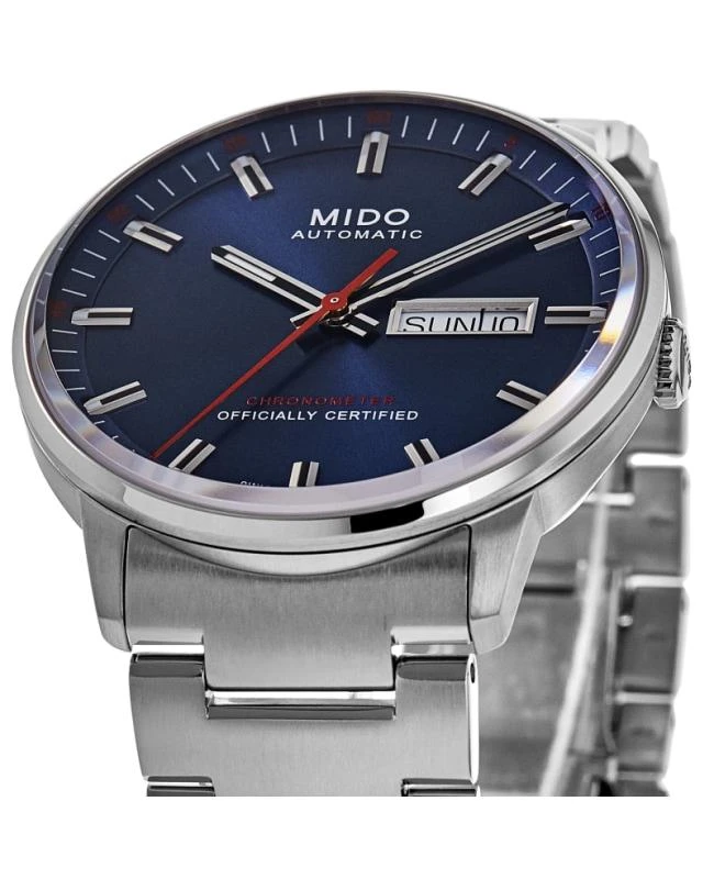 商品MIDO|Mido Commander Blue Dial Steel Men's Watch M021.431.11.041.00,价格¥7983,第2张图片详细描述