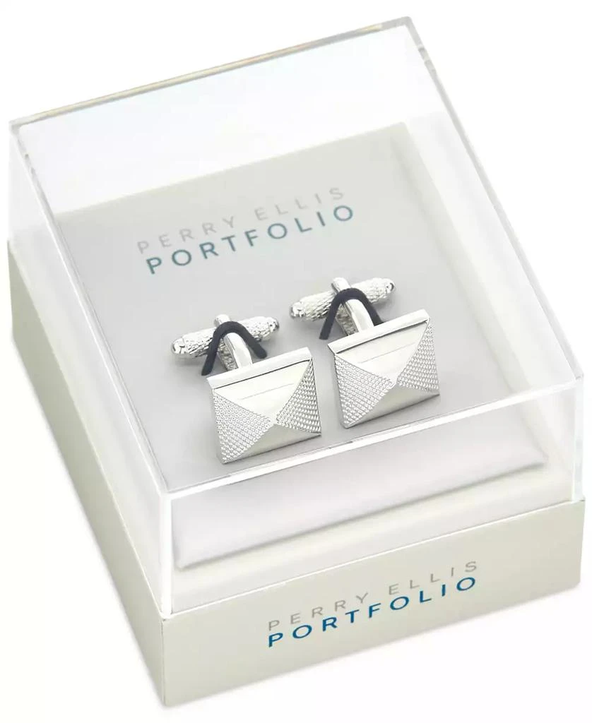 商品Perry Ellis|Men's Pyramid Cufflinks,价格¥296,第2张图片详细描述