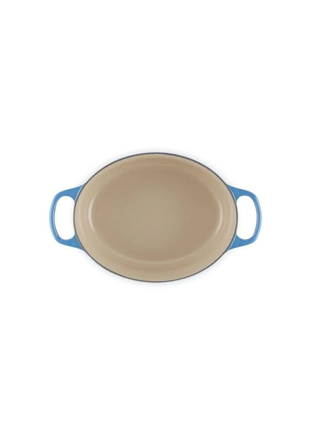 商品Le Creuset|Signature cast iron oval casserole 25cm azure,价格¥2520,第3张图片详细描述