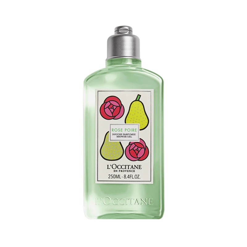 商品L'Occitane|欧舒丹 清新保湿沐浴啫喱沐浴露 250ml 玫瑰雪梨【22年限量款】,价格¥195,第1张图片