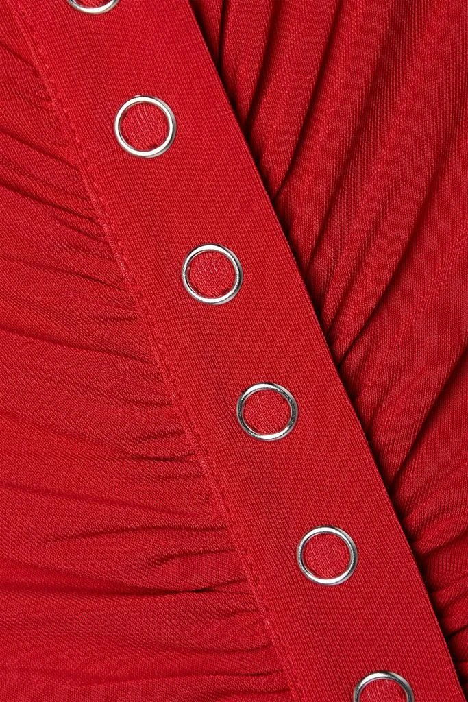 商品A.L.C.|Larsen ruched stretch-jersey shirt,价格¥1046,第4张图片详细描述