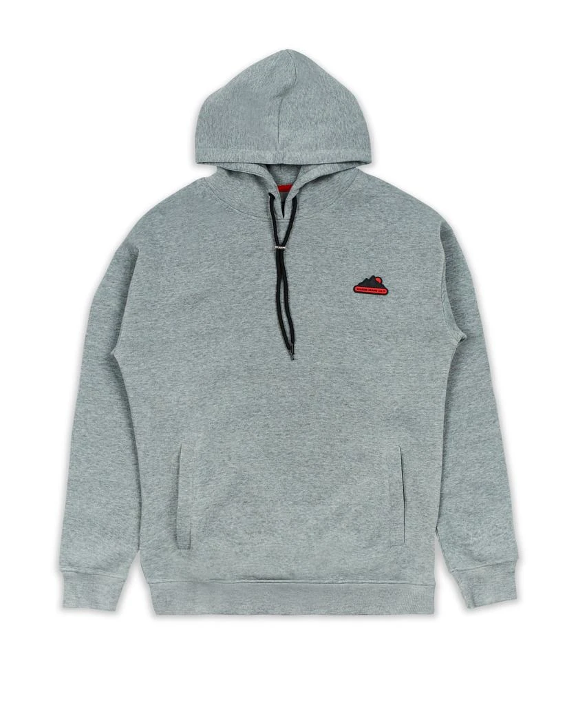 商品Reason Clothing|Wooster Core Collection Premium Hoodie With Patch - Heather Grey,价格¥149,第4张图片详细描述