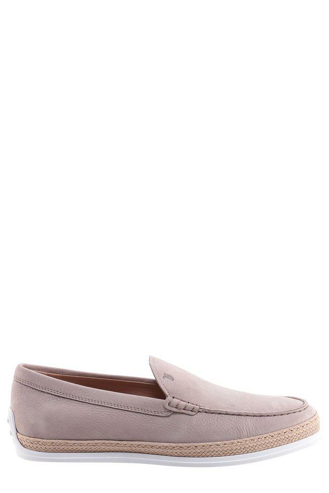 Tod's Logo Embossed Slip-On Loafers商品第1张图片规格展示