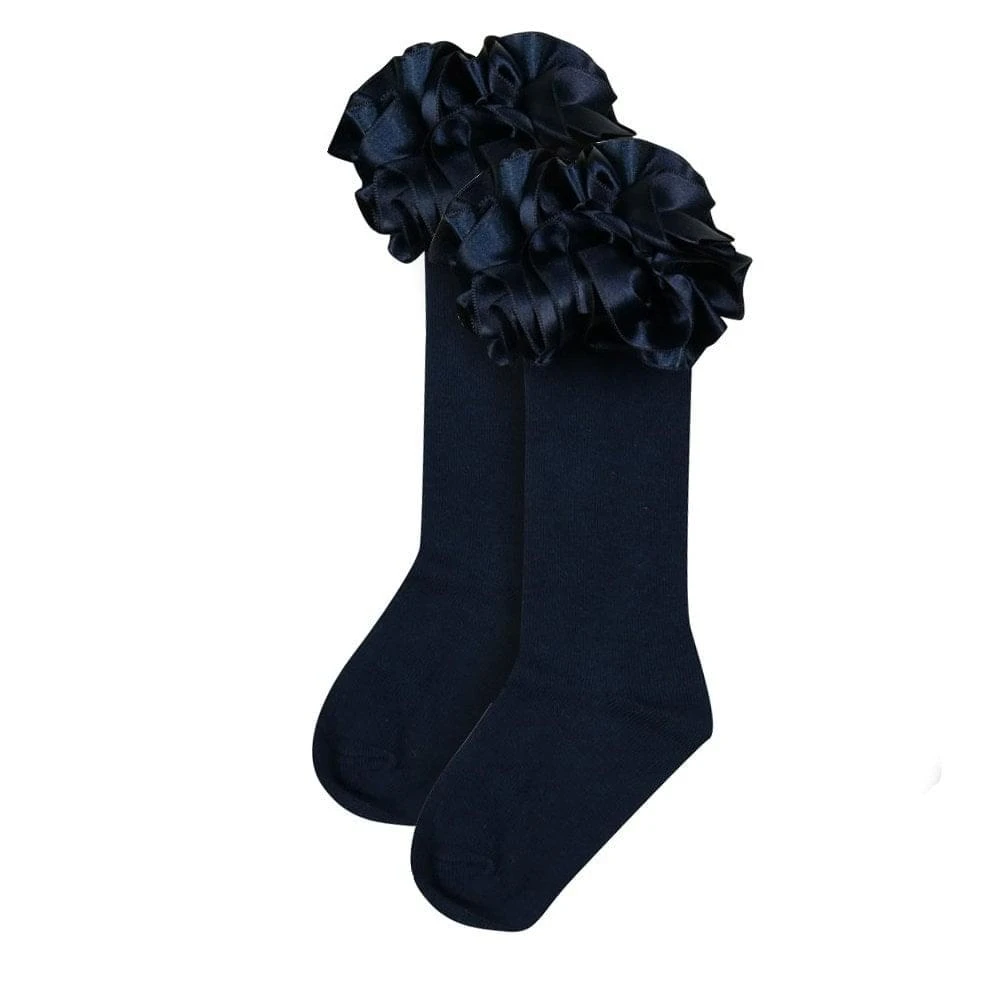商品Caramelo Kids|Knee High Socks Navy,价格¥77,第1张图片