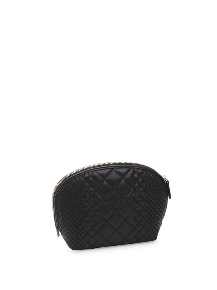 商品Moschino|Quilted Faux Leather Zip Pouch,价格¥472,第4张图片详细描述