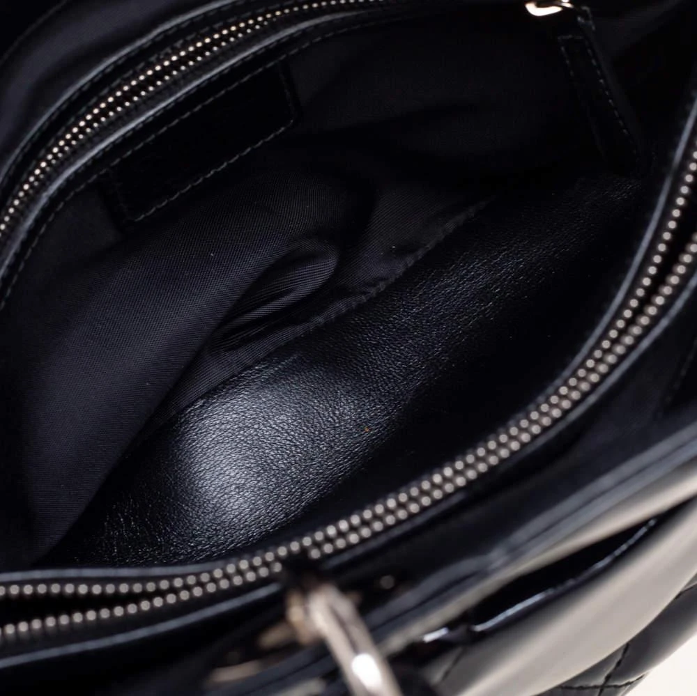 Dior Black Cannage Patent Leather Small Granville Tote 商品