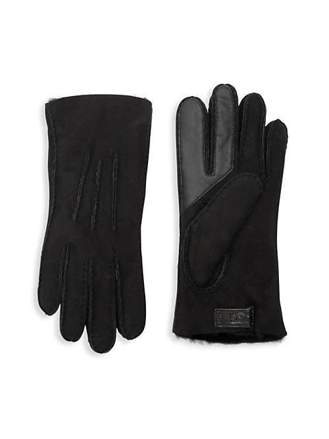 商品UGG|Men's Contrast Sheepskin Touch Tech Gloves,价格¥1164,第1张图片