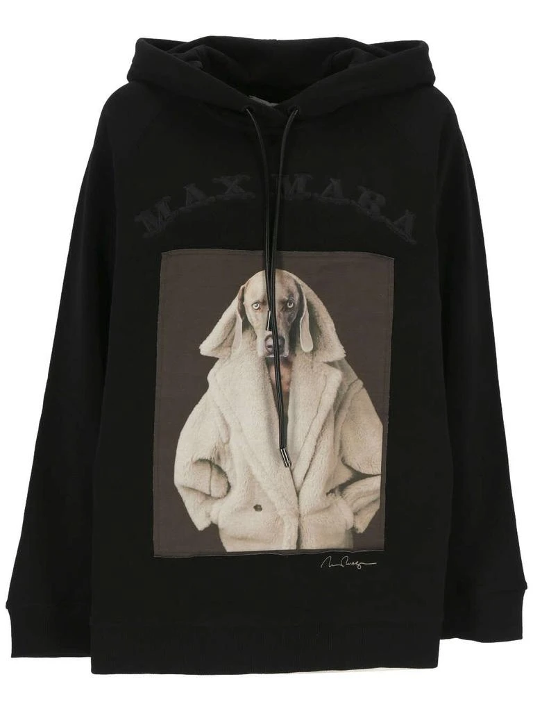 商品Max Mara|Max Mara Logo Detailed Drawstring Hoodie,价格¥1945,第1张图片