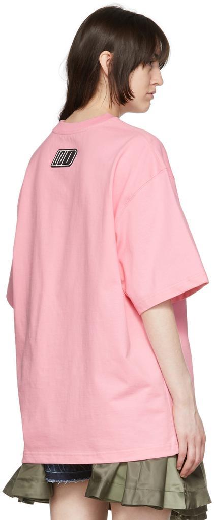 商品We11done|Pink Cotton T-Shirt,价格¥1151,第5张图片详细描述