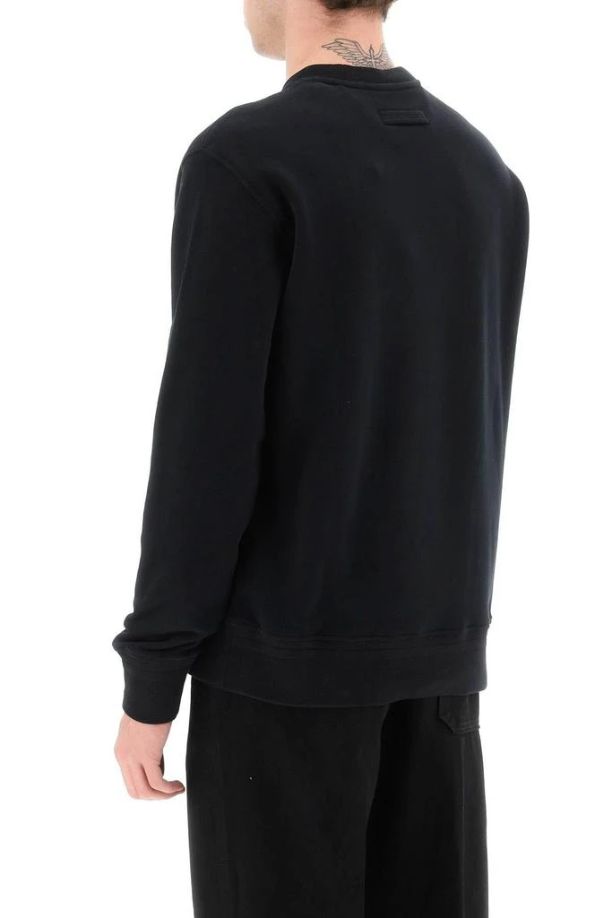 商品Zegna|RUBBERIZED LOGO CREWNECK SWEATSHIRT,价格¥1649,第4张图片详细描述