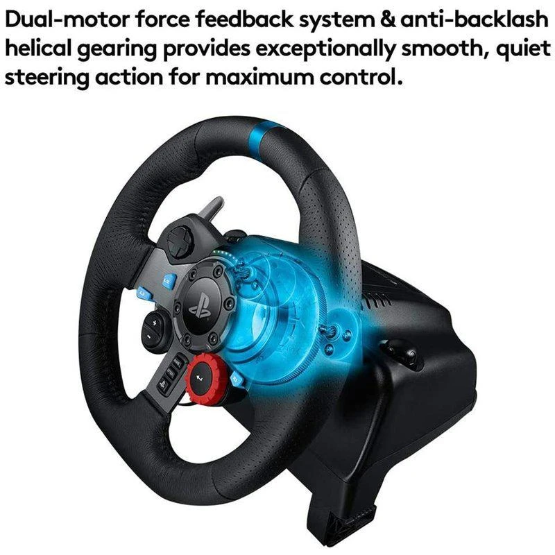 商品Logitech|G29 Driving Force Racing Wheel For Playstation 5 Playstation 4 & PlayStation 3,价格¥2265,第2张图片详细描述