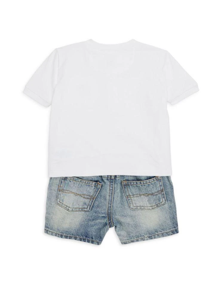 商品Ralph Lauren|Baby Boy's Henley and Shorts Set,价格¥182,第2张图片详细描述