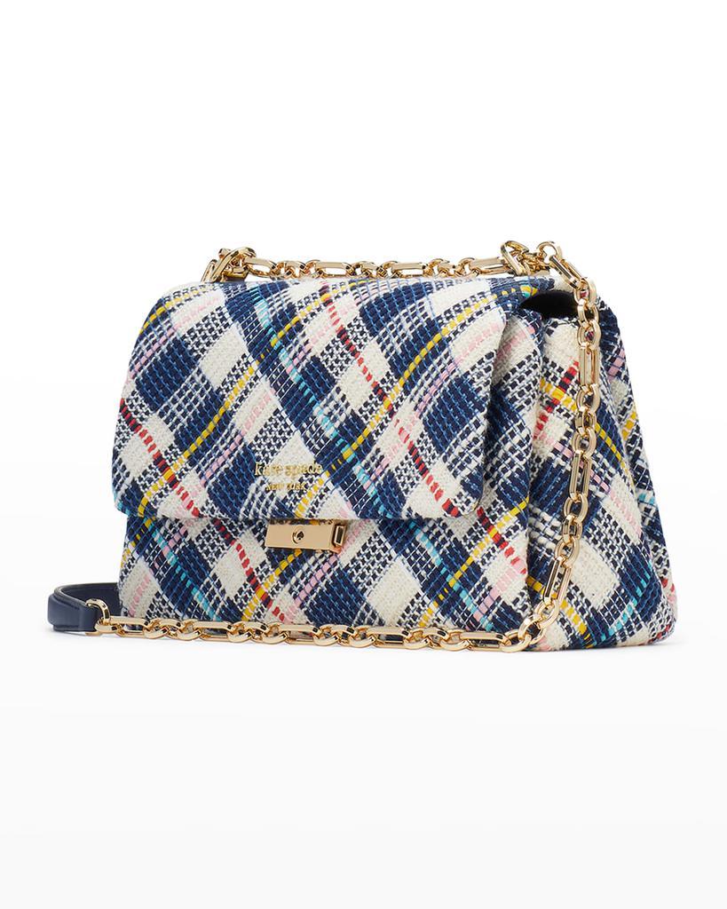 商品Kate Spade|carlyle tweed chain shoulder bag,价格¥2957,第6张图片详细描述