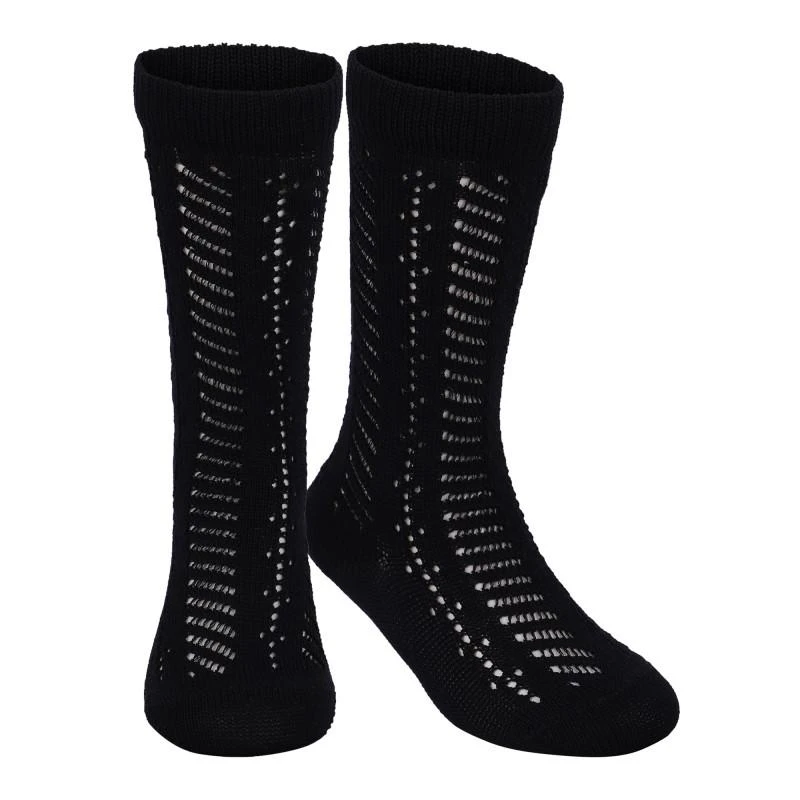 商品La Perla|Perforated socks in black,价格¥152,第1张图片