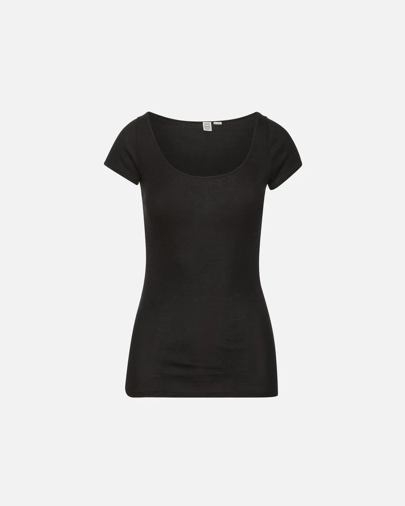商品Totême|Cap Sleeve Knit Tee,价格¥651,第4张图片详细描述