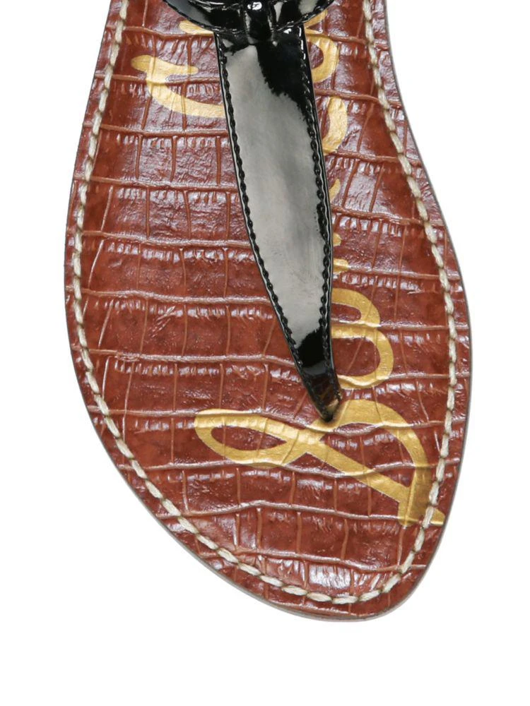 商品Sam Edelman|Gigi Patent Leather Sandals,价格¥242,第3张图片详细描述