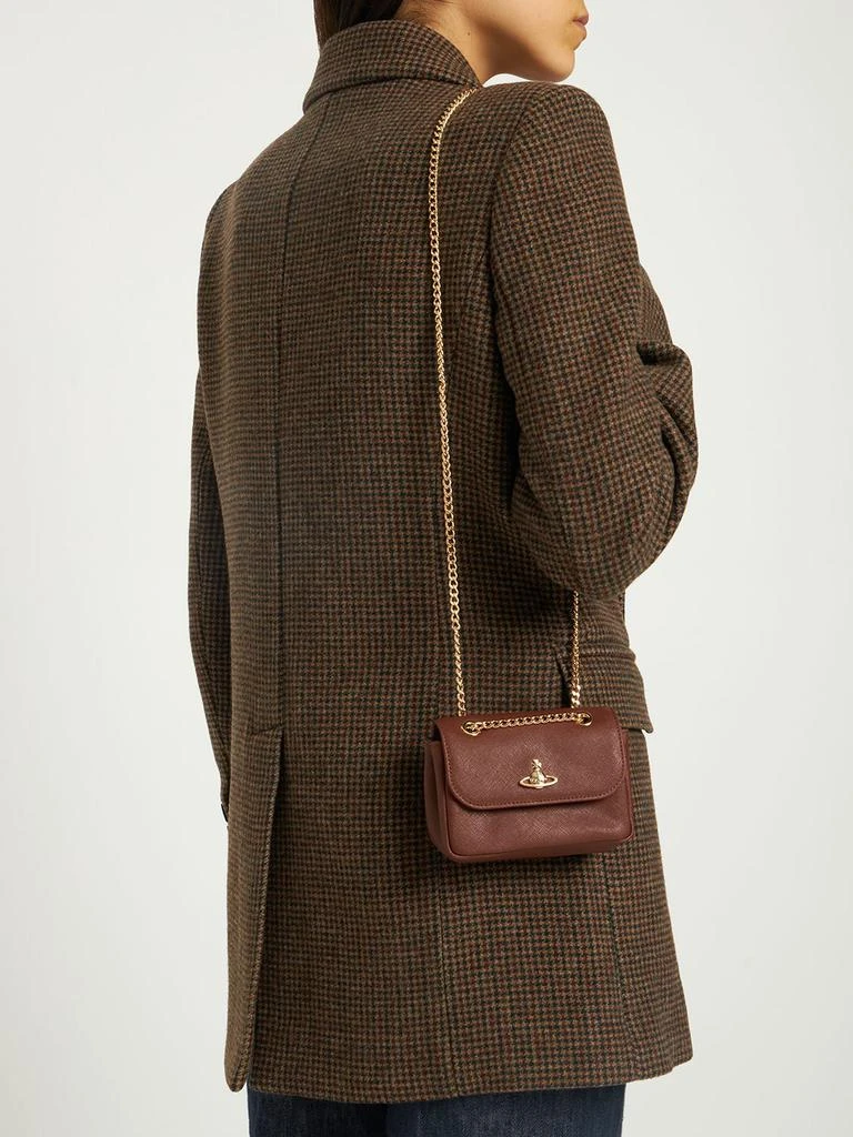 商品Vivienne Westwood|Small Saffiano Leather Shoulder Bag,价格¥2088,第2张图片详细描述