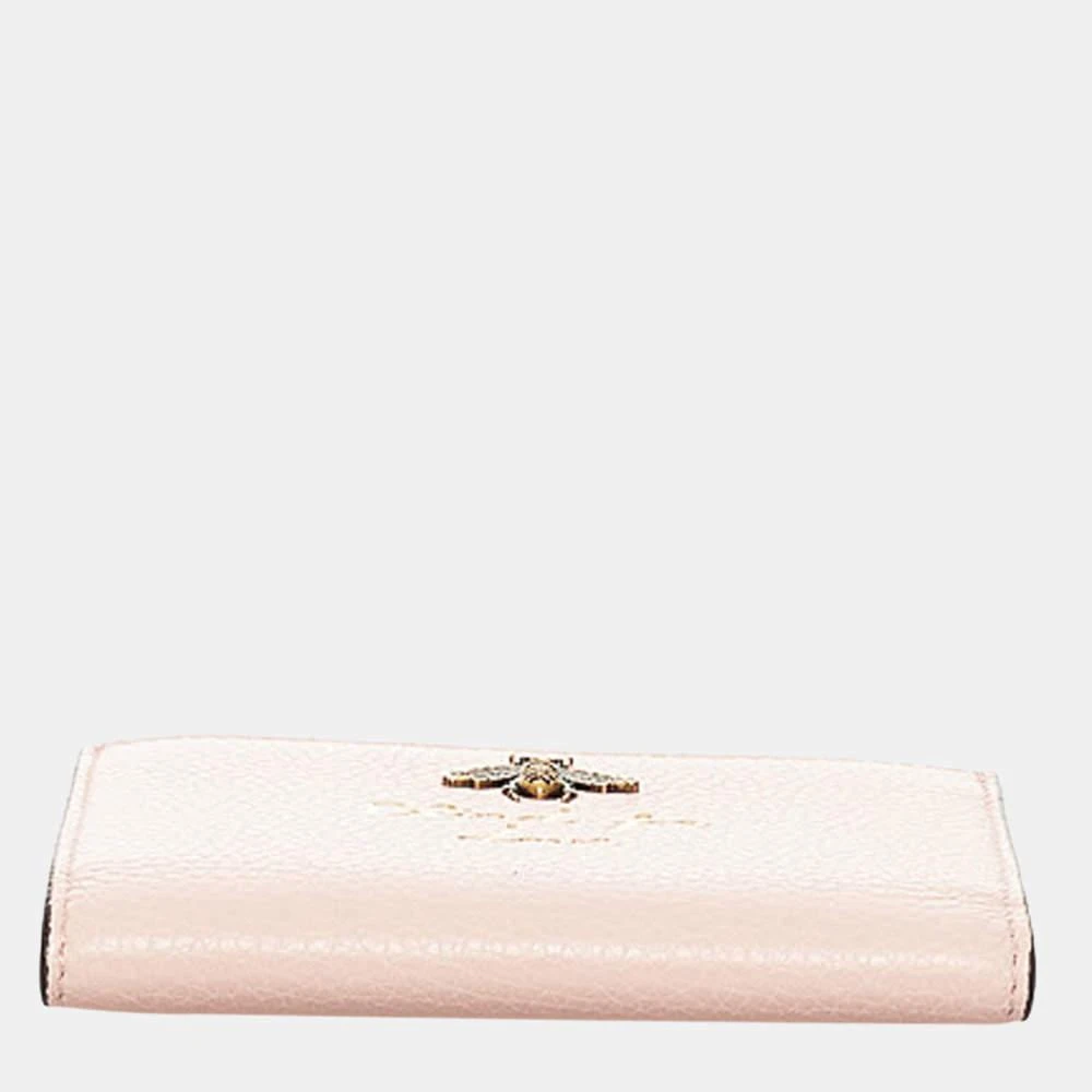 商品[二手商品] Gucci|Gucci Pink Blind for Love Leather Small Wallet,价格¥4394,第4张图片详细描述