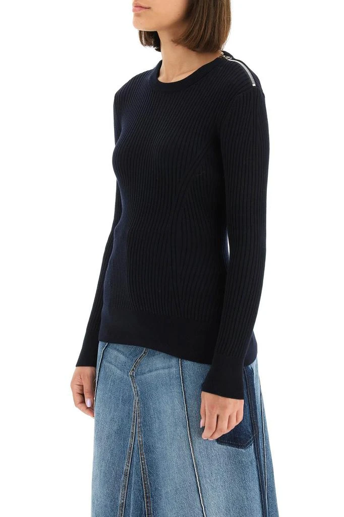 商品Alexander McQueen|Alexander mcqueen wool sweater with zip,价格¥3914,第4张图片详细描述