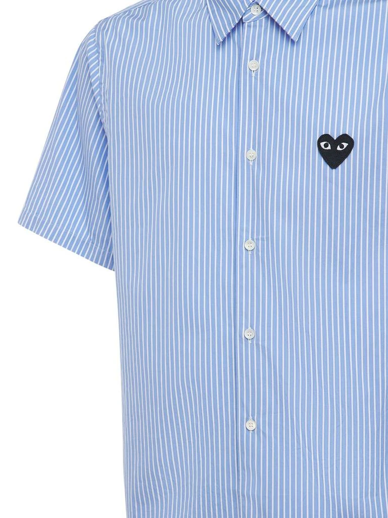 商品Comme des Garcons|Striped Cotton Short Sleeve Shirt,价格¥2082,第3张图片详细描述