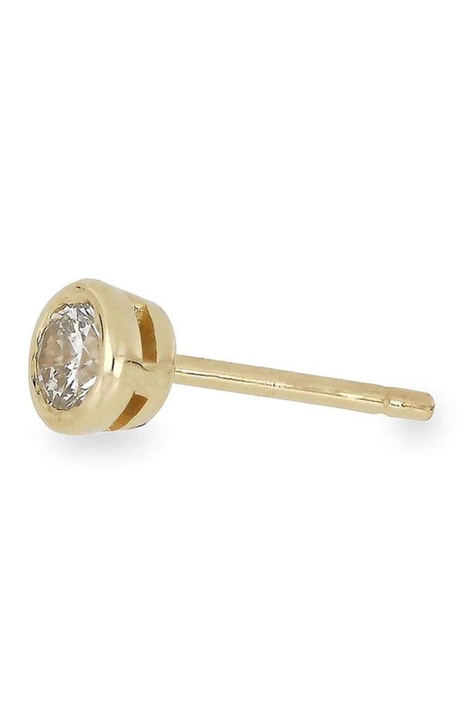 商品Bony Levy|14K Gold Single Bezel Set Diamond Stud Earring - 0.50 ctw,价格¥5665,第1张图片