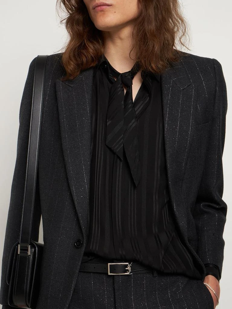 商品Yves Saint Laurent|2cm Ysl Buckle Leather Belt,价格¥3375,第1张图片详细描述