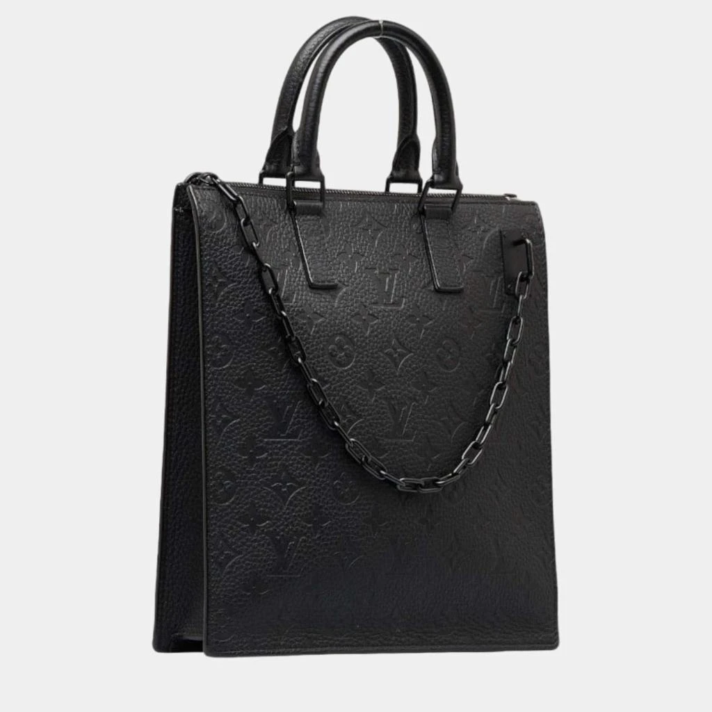 商品[二手商品] Louis Vuitton|Louis Vuitton Black Leather Monogram Empreinte Sac Plat Messenger Crossbody Bag,价格¥24519,第2张图片详细描述