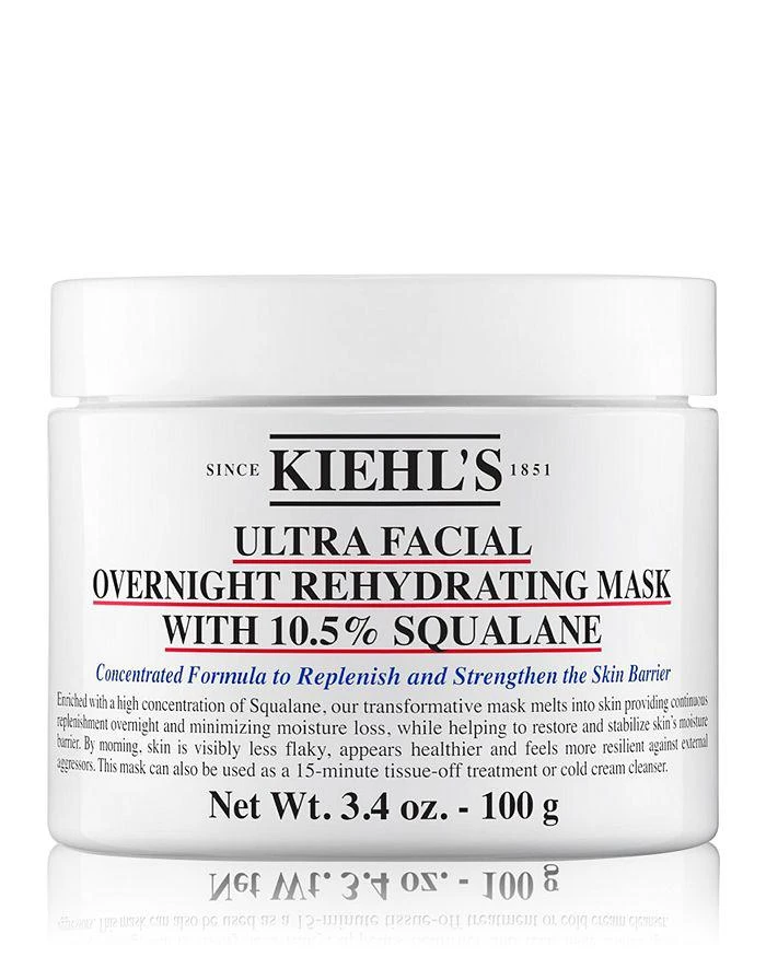 商品Kiehl's|Ultra Facial Overnight Rehydrating Mask 3.4 oz.,价格¥335,第1张图片