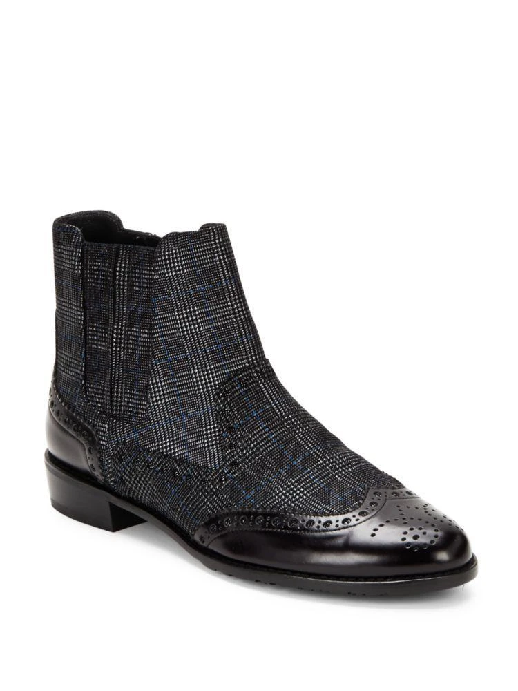Wing It Leather Wing-Tip Ankle Boots 商品