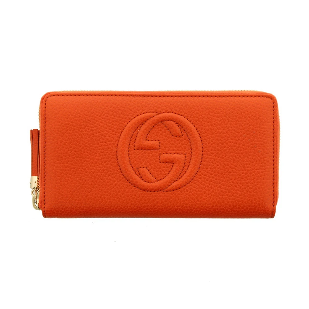 商品Gucci|GUCCI 橙色女士零钱包 308004-A7M0G-7527,价格¥3518,第1张图片