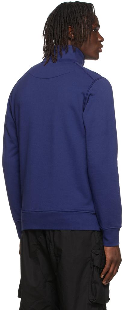Blue Cotton Sweatshirt商品第3张图片规格展示