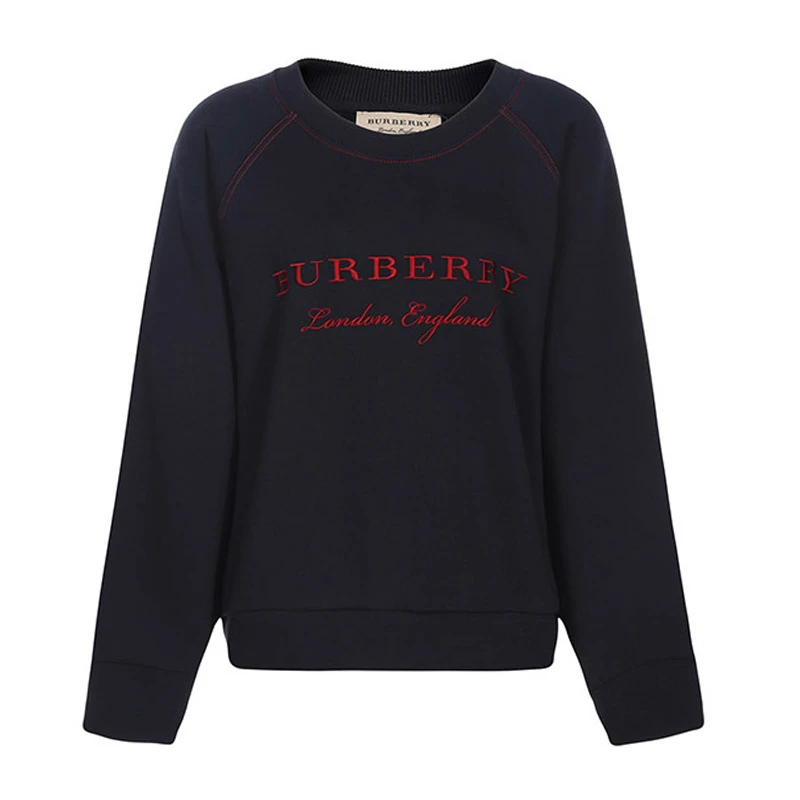 Burberry 博柏利 女款长袖深蓝色套头针织衫卫衣 4052979 商品