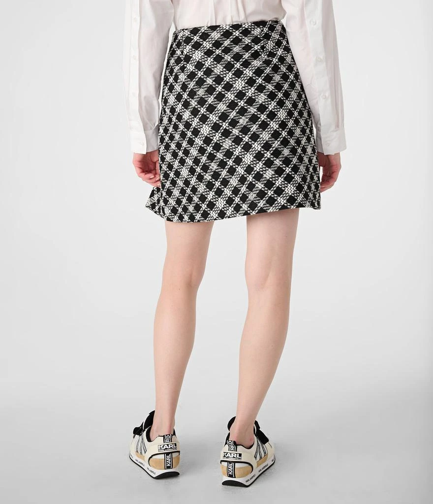 商品Karl Lagerfeld Paris|TWEED FLARED MINI SKIRT,价格¥570,第5张图片详细描述