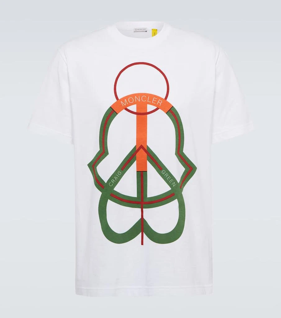 商品Moncler|5 Moncler Craig Green棉质T恤,价格¥2143,第1张图片