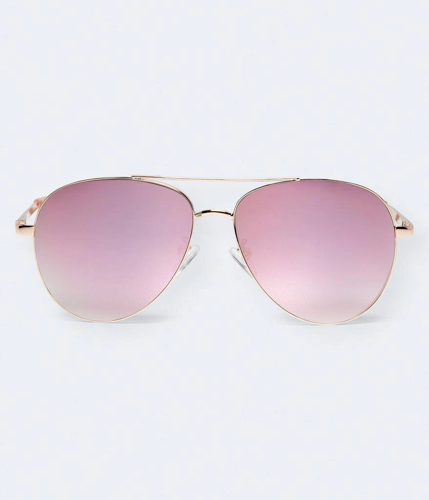 商品Aeropostale|Aeropostale Womens Women's Colored Lens Aviator Sunglasses,价格¥61,第1张图片