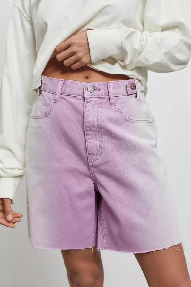 商品BDG|BDG Longline Denim Short — Purple Wash,价格¥152,第1张图片