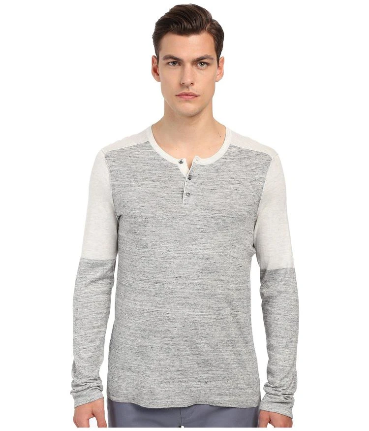 商品Vince|Sporty Jaspe Blocked Henley,价格¥850,第1张图片